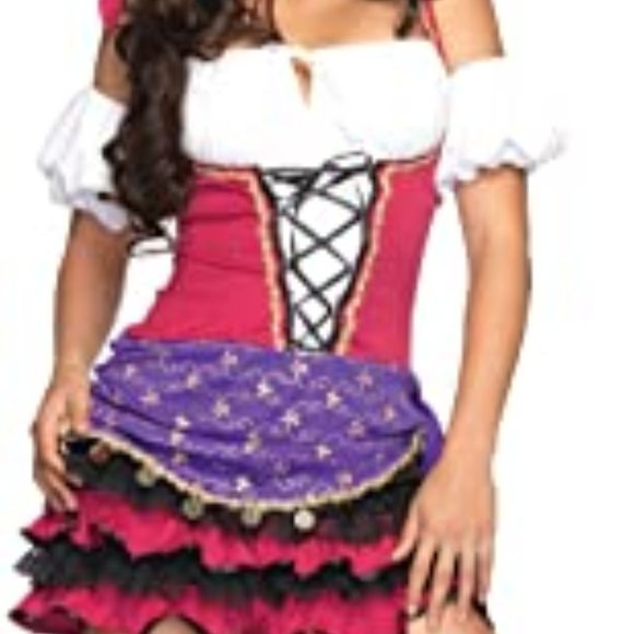 Leg Avenue, Medium/Large, Crystal Ball Gypsy Woman Costume - Picture 1 of 5